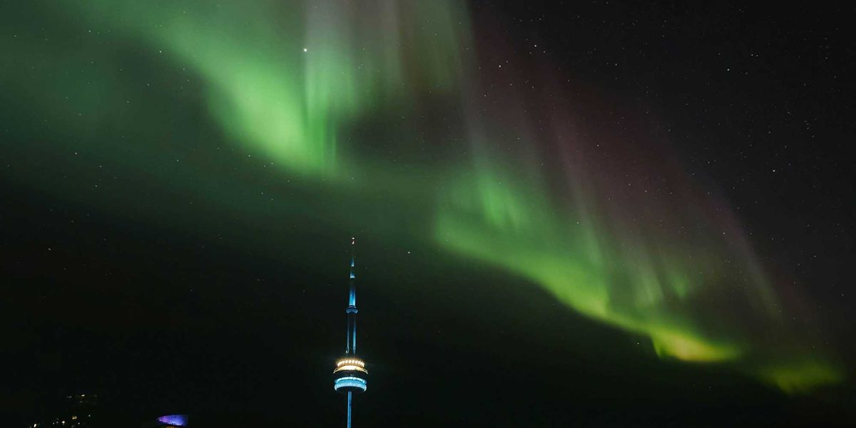 Northern lights could be seen from almost every place in Canada tonight