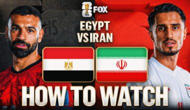 How to Watch Egypt vs. Iran: TV Channel, Live Stream, Time