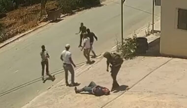 Video shows Israeli soldier and settlers assaulting two Palestinians | Occupied West Bank