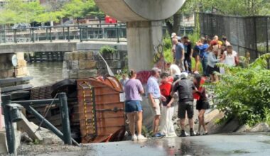 Video shows duck boat flipped over while exiting Charles River in Cambridge, 11 people injured