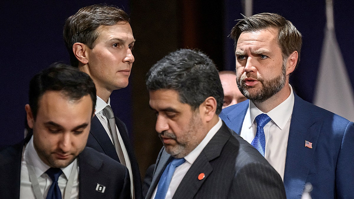 Vice President JD Vance and Jared Kushner standing together at an event.
