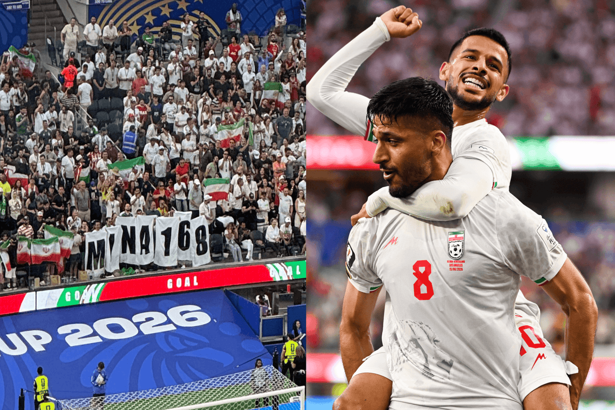 A day with Iran, from a Los Angeles courthouse to scoring two goals at the World Cup