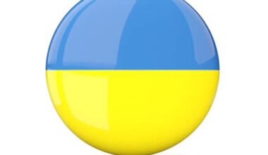Ukraine colors annieli created image