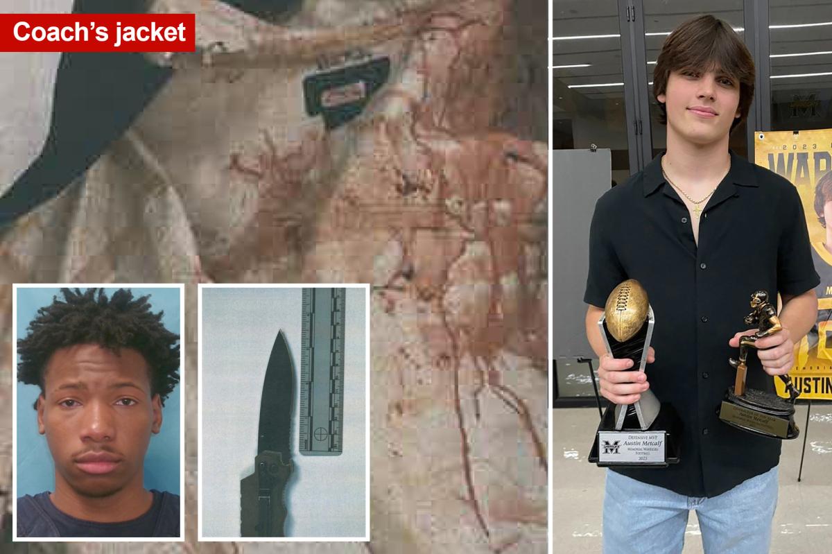 Grisly photos released of Karmelo Anthony’s victim Austin Metcalf’s wound, a bloody coat and murder weapon