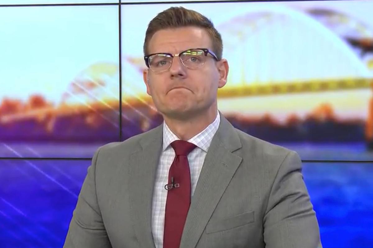 Iowa TV anchor gets choked up as he quits job and journalism — and slams his station