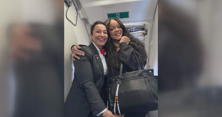 Rihanna thanks First Nations flight attendant for ‘very special’ gift