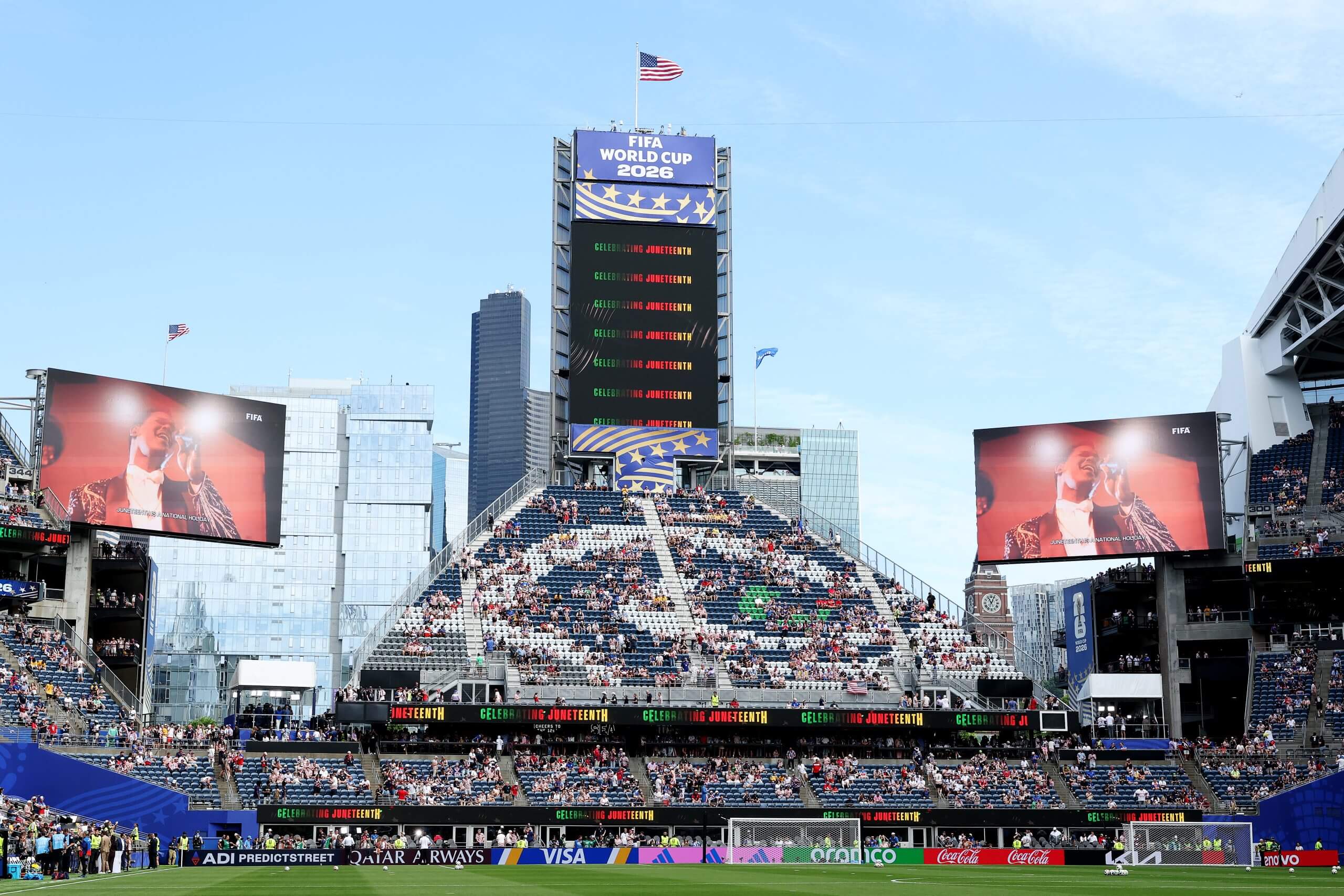 A view of a stand at Lumen Field