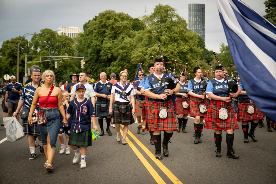 The Tartan Army have taken over Boston
