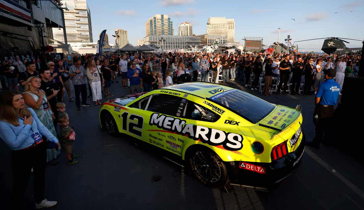 Racing On A Naval Base Presents Unique Challenge For NASCAR Drivers