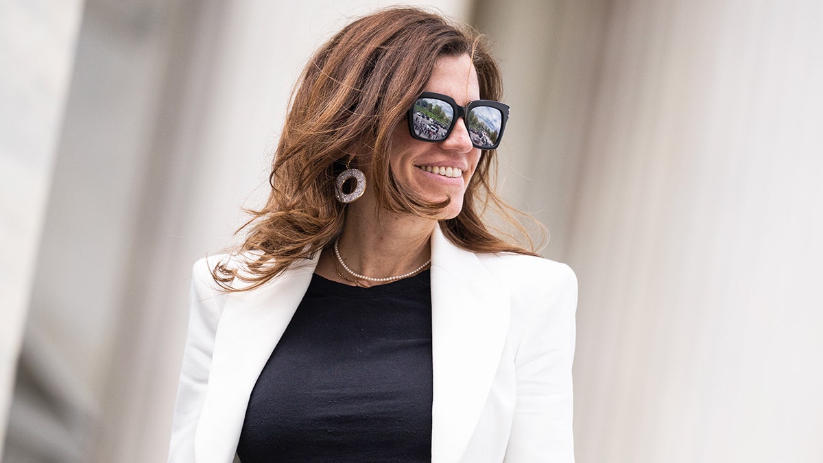 Rep. Nancy Mace walking outside the U.S. Capitol