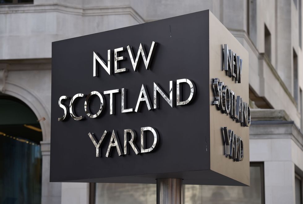 New Scotland Yard sign