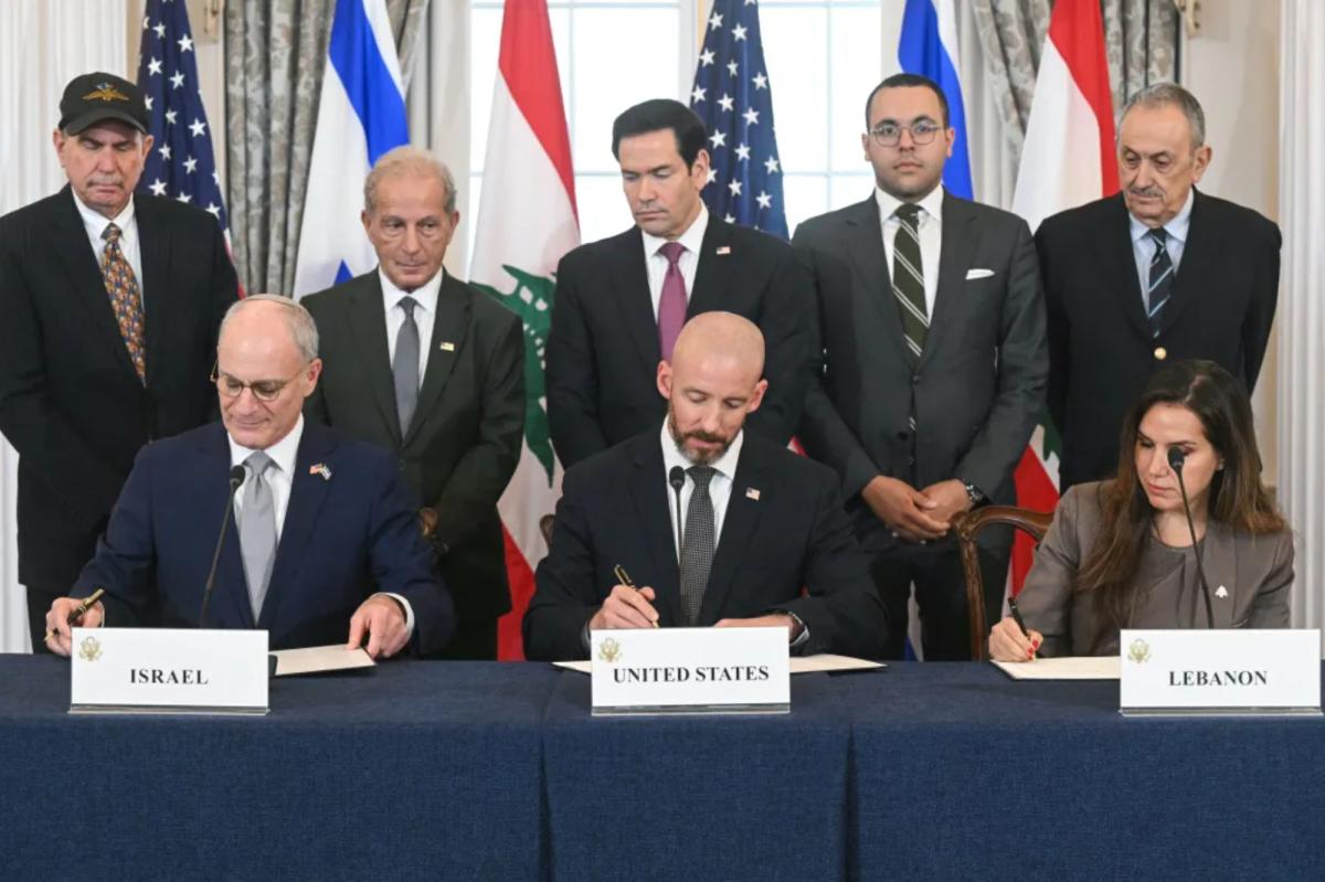 Israel, Lebanon sign framework peace agreement following US-backed negotiations