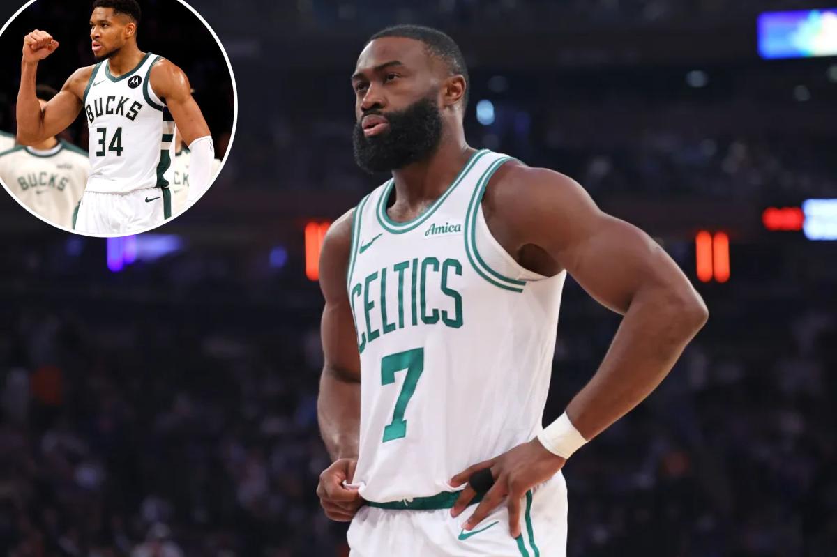 Jaylen Brown breaks silence on potential Giannis trade