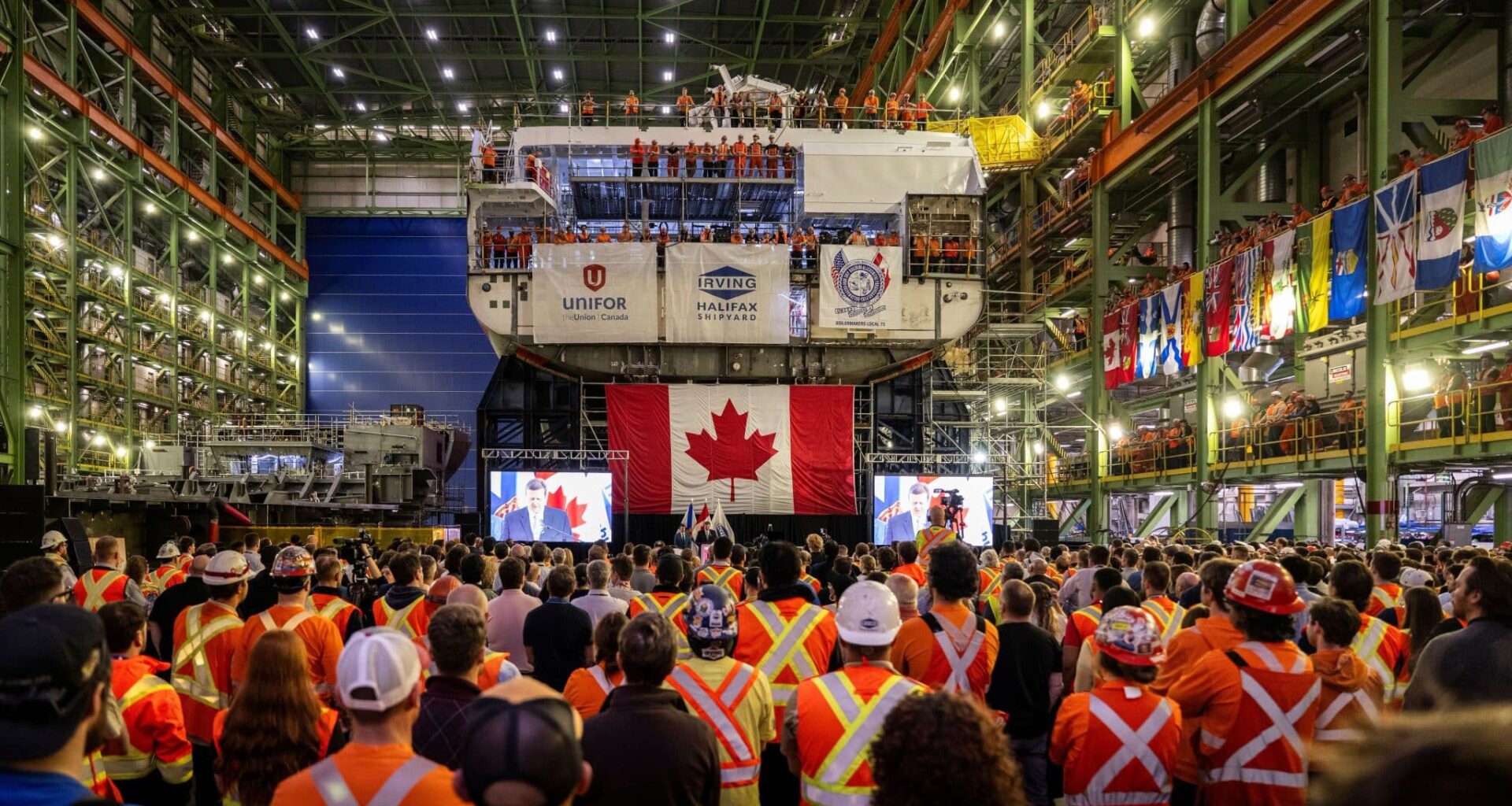 Canada celebrates keel laying for the first River-class destroyer