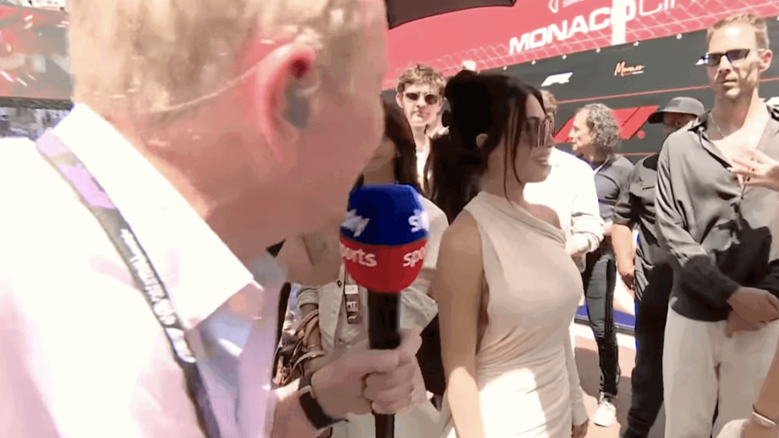 Brundle was ignored by Kardashian