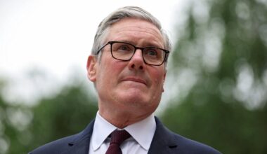 British Prime Minister Keir Starmer announces resignation