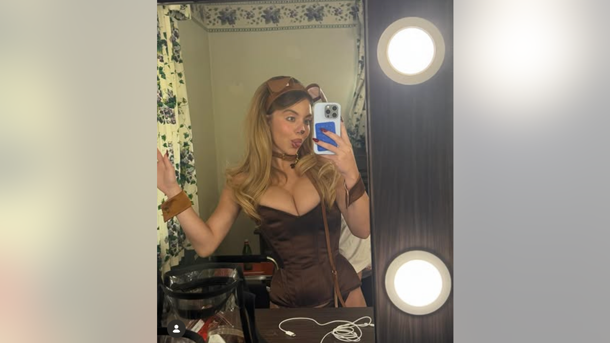 Sydney Sweeney in a dog costume for 'Euphoria'