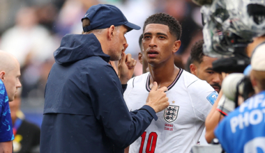 Jude Bellingham risked red card with banned gesture during England draw with Ghana