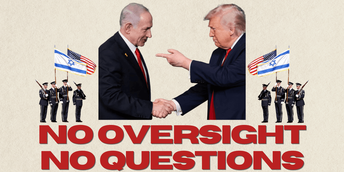 The US wants to end aid to Israel but replace it with something worse