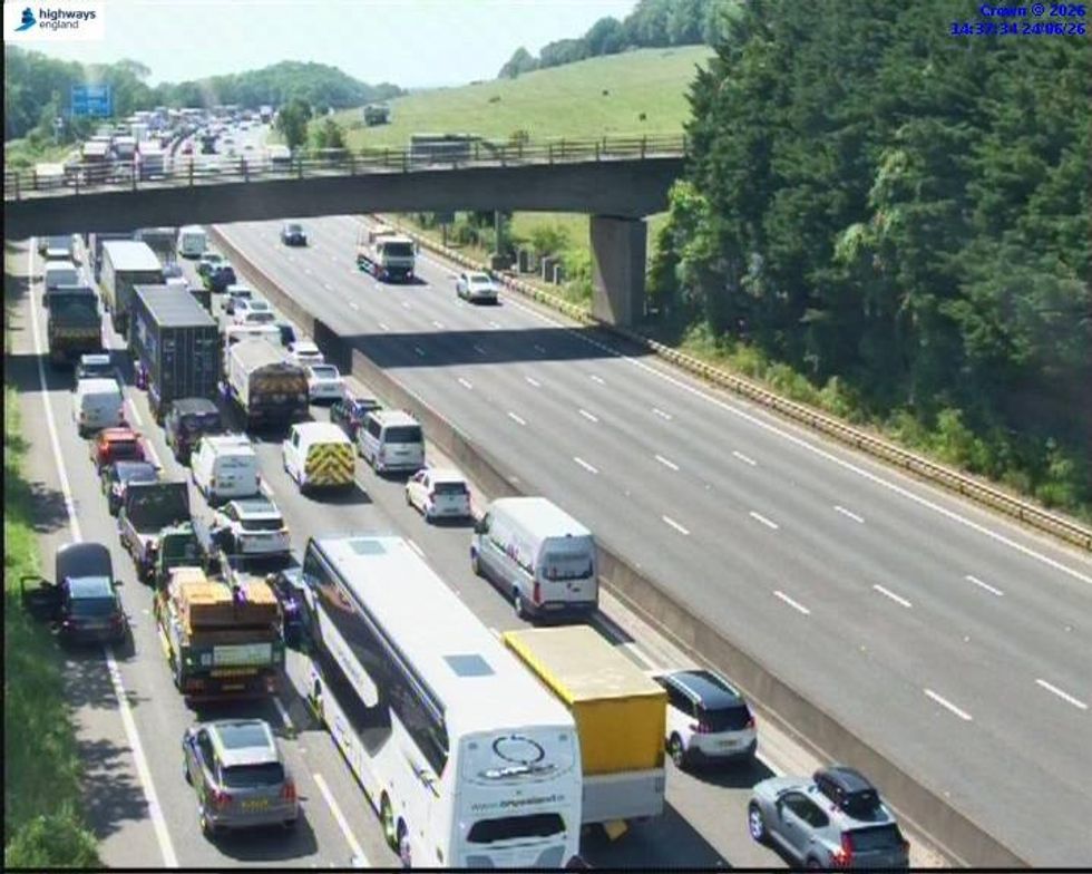 \u200bThere is no estimated time for the stretch of carriageway to be reopened