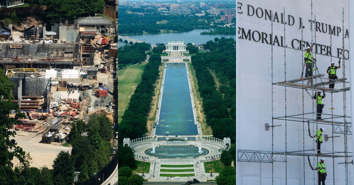 Reflecting Pool renovation, a massive White House ballroom and a triumphal arch: Here's how Trump is remaking D.C.