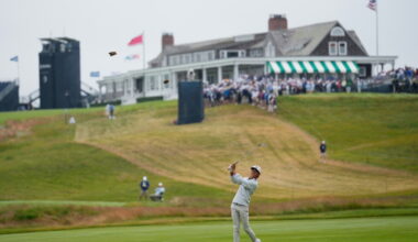 Miles Russell has dad caddie to finish US Open in Father's Day surprise