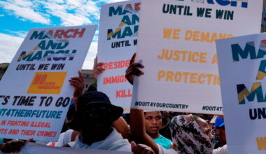 South Africa president acknowledges tensions over undocumented migration
