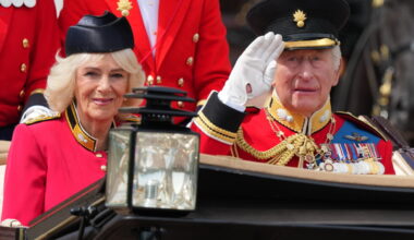 Photos show the royal family at the Trooping The Colour parade