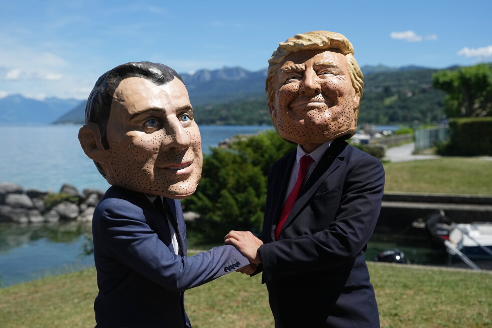 Protesters gather in Geneva for anti-G7 march