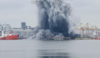 Sea drone used in Ukraine war detonates in Romania's Constanta port