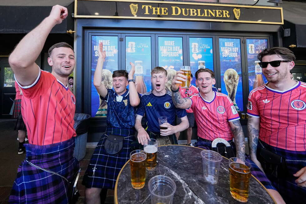 Tartan Army invades Boston as Scotland soccer fans revel at World Cup