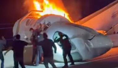 Small plane crashes on southern Texas highway