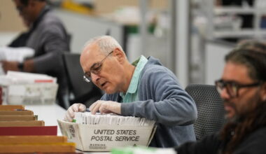 California draws out its ballot count, making it a target for critics