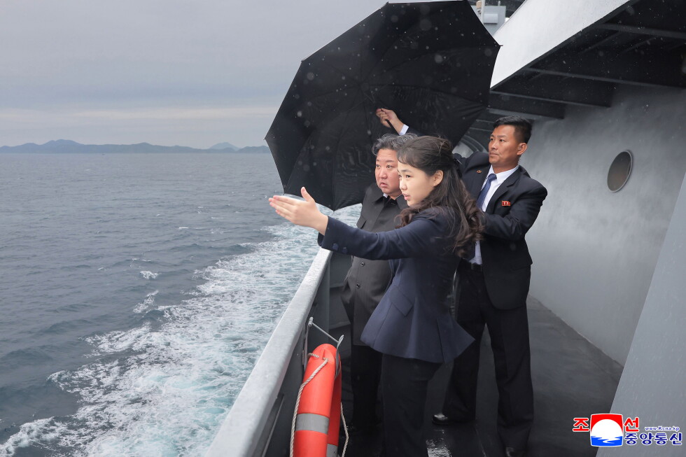 North Korean leader Kim showcases new warship ahead of Xi visit