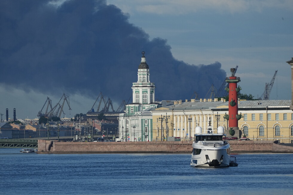 Ukrainian drones strike oil terminal in St. Petersburg