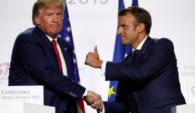 The rocky history of Trump and Macron will be on display at G7