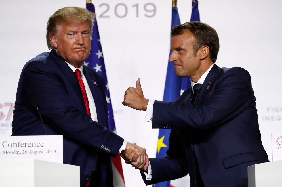 The rocky history of Trump and Macron will be on display at G7