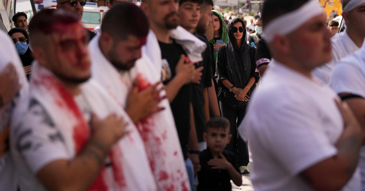 Massive Shiite crowds mark the holy day of Ashoura against backdrop of Iran-Israel-U.S. war fallout