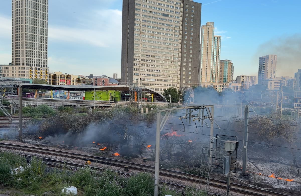 Latest Tube and Overground updates as trackside fires spark chaos - LIVE - London Evening Standard
