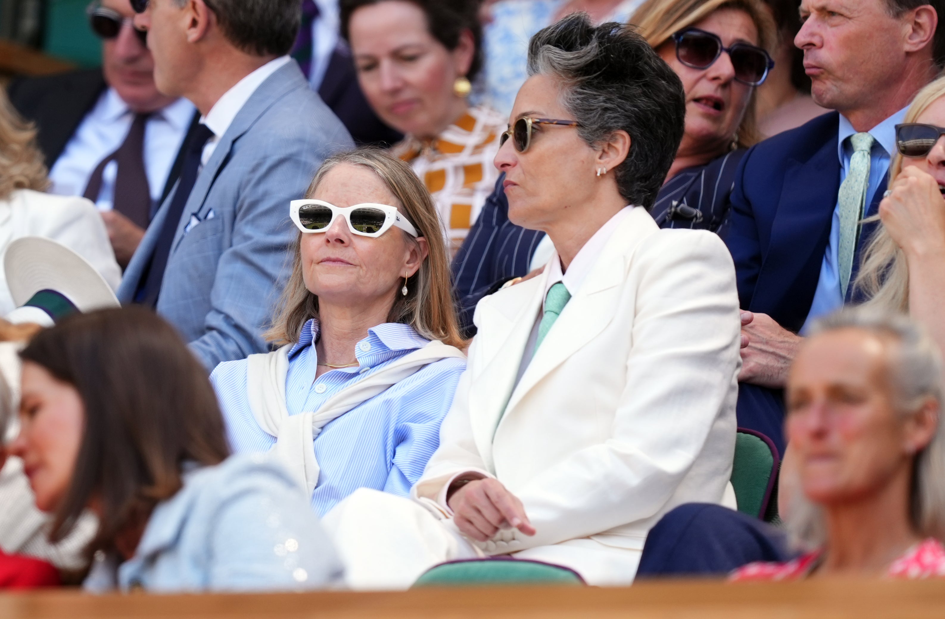 Jodie Foster is back at the Championships alongside her wife Alexandra Hedison