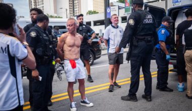 Arrests as England and Argentina fans clash outside Atlanta stadium - London Evening Standard