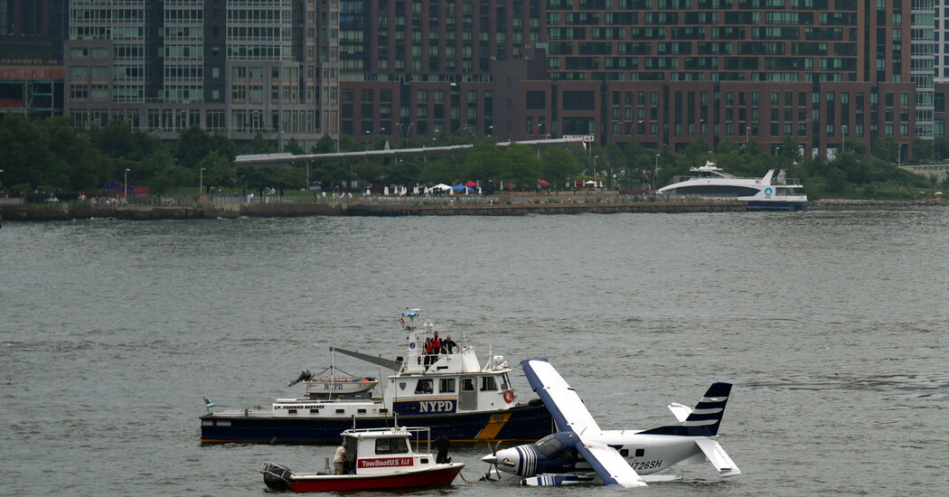 Their Seaplane Trip From the Hamptons Ends With a Scary 15 Seconds