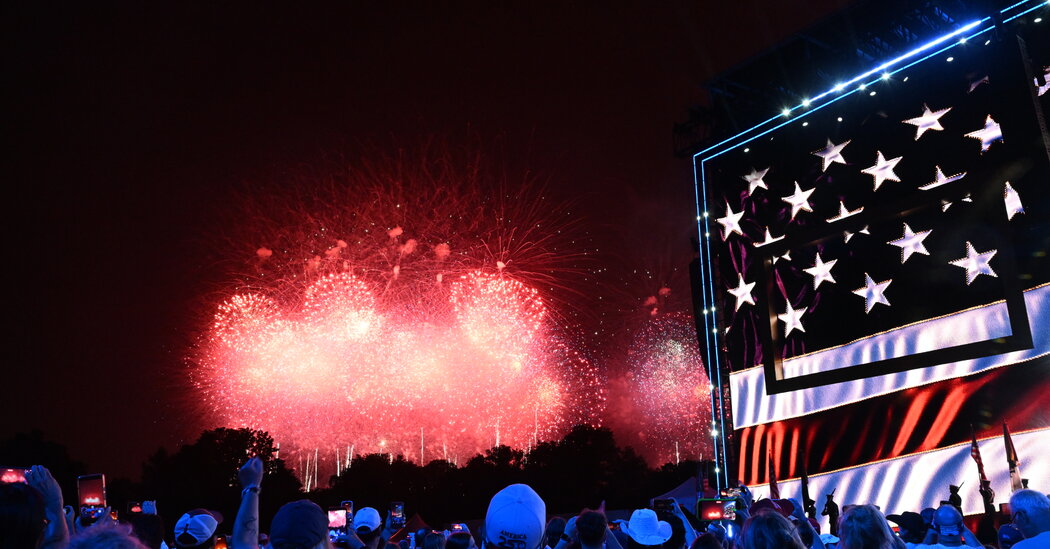 America Marks Its 250th Birthday With Storms, Sweat and Fire