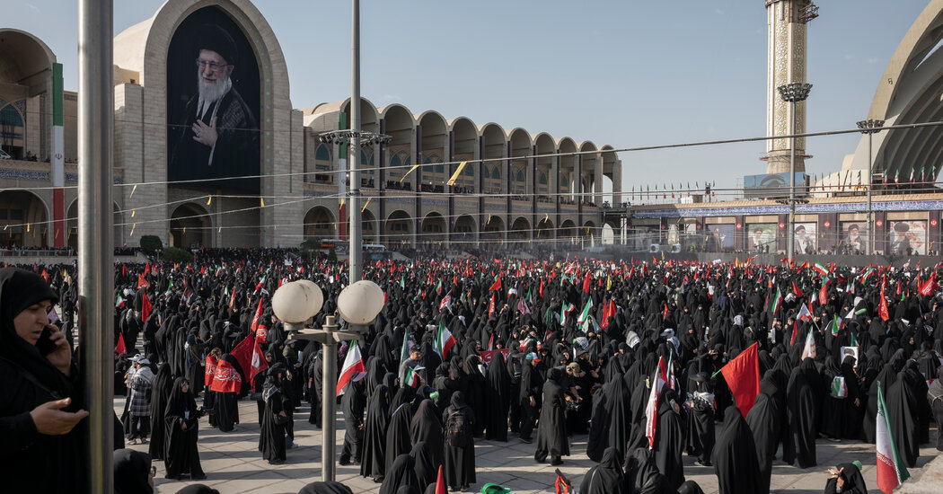 At Site Where Iran’s Slain Leader Lies, Some See a Symbol of His Failures