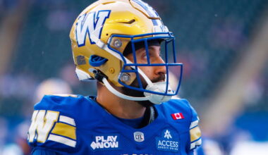 Redha Kramdi out for Winnipeg Blue Bombers against Calgary