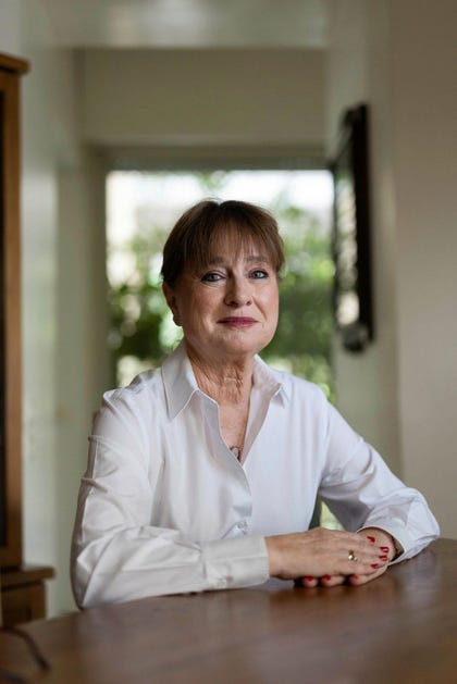 Former Supreme Court Justice Anat Baron, in her home in Tel Aviv in 2024. Credit: Hadas Parush Former Supreme Court Justice Anat Baron, in her home in Tel Aviv in 2024.
