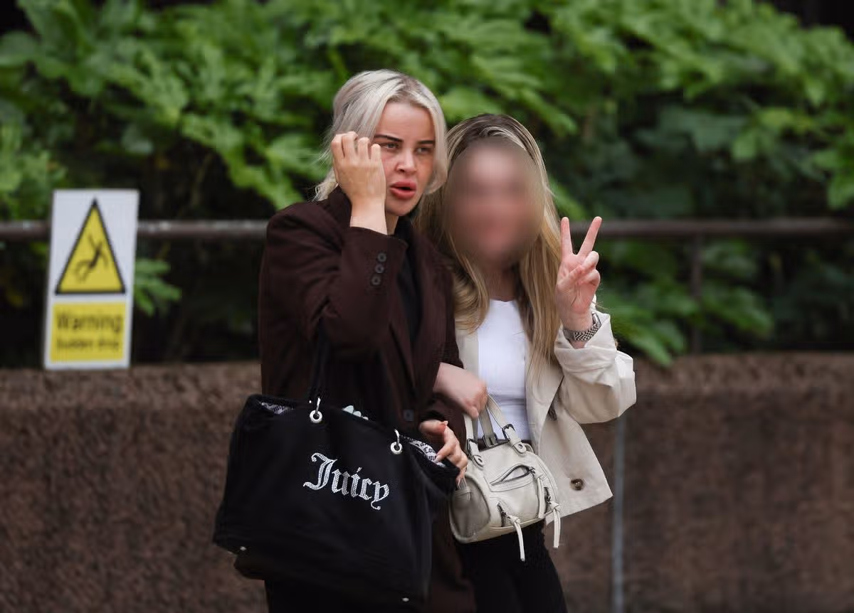 Annie Woods outside Liverpool Crown Court