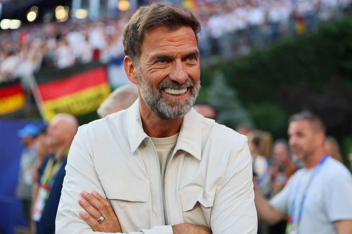 FOXBOROUGH, MASSACHUSETTS - JUNE 29: Jurgen Klopp reacts during the penatly shoot out of the FIFA World Cup 2026 Round Of 32 match between Germany and Paraguay at Boston Stadium on June 29, 2026 in Foxborough, Massachusetts. (Photo by Richard Sellers/Sportsphoto/Allstar via Getty Images)