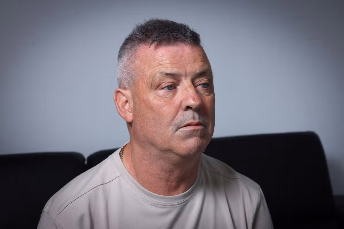 Paul Morgan pictured at home in Walton