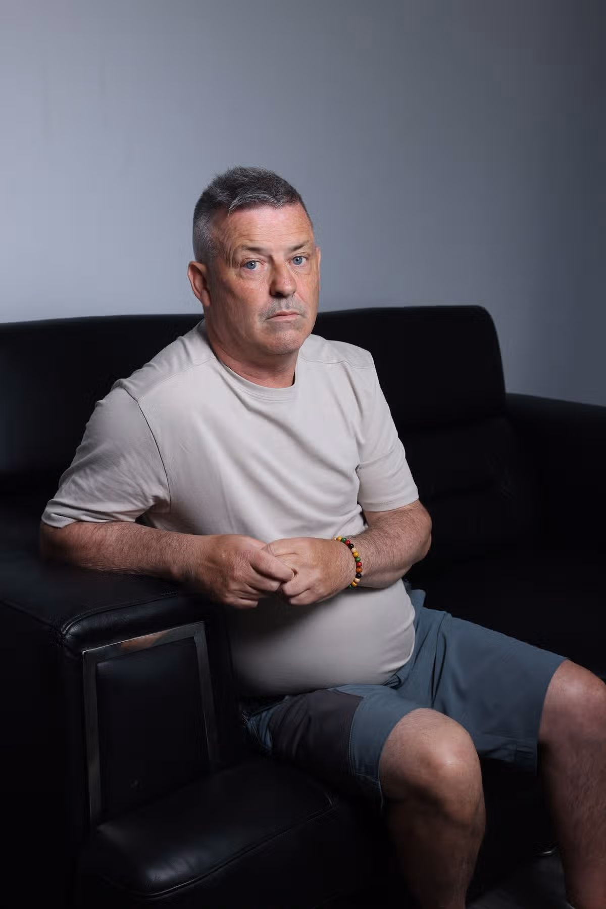 Paul Morgan pictured at home in Walton
